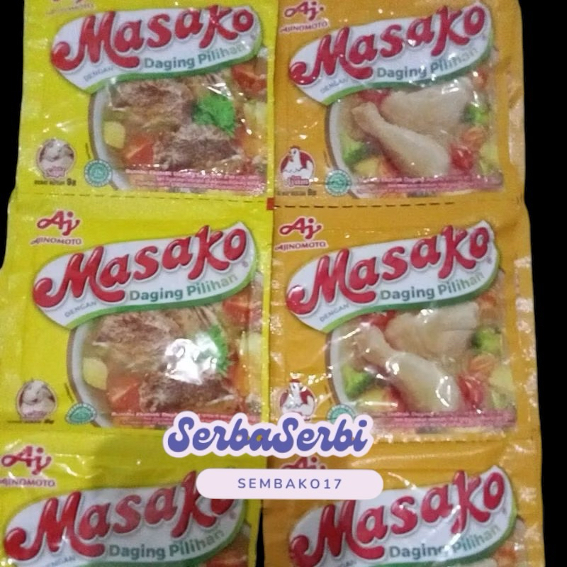 

Masako Ayam Sapi Sachet 1 biji