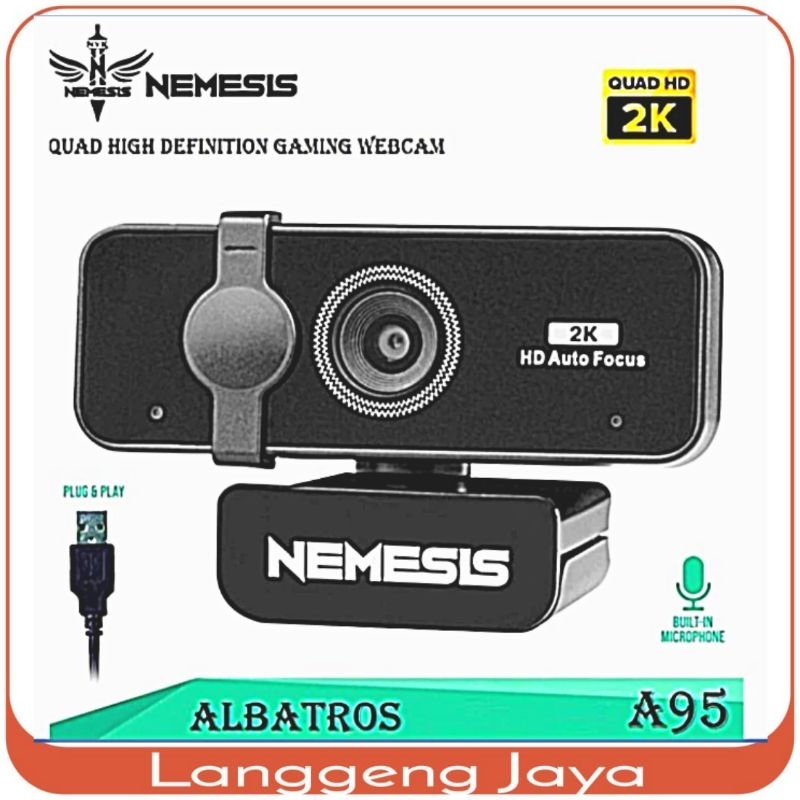 Webcam Pc - Laptop - Komputer Nyk Nemesis Albatroz A95 / Webcam NYK A95
