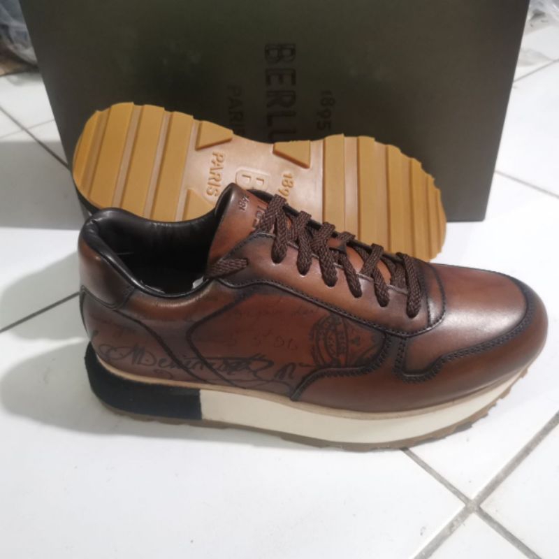 Berluti Sepatu sneaker shoes pria fashion original 0011