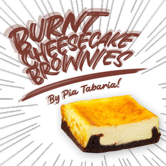 

Burnt Cheesecake Brownies by @piatabaria - COD SEINDONESIA