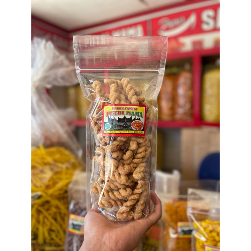 

UNTIR / KUE PILIN (200gr) - Untir untir gula khas padang / kue tambang / oleh oleh khas minang / sumbar