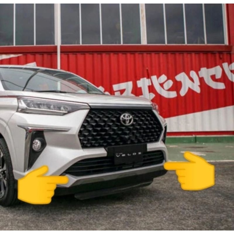 Spoiler Moulding Bumper Depan Bawah Avanza Veloz 2022 Original