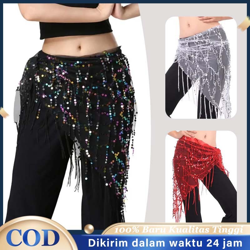 Ikat Pinggang Belly Dance Belly Dance Belt Aksesoris Belly Dance Belt Belly Dance Rumbai