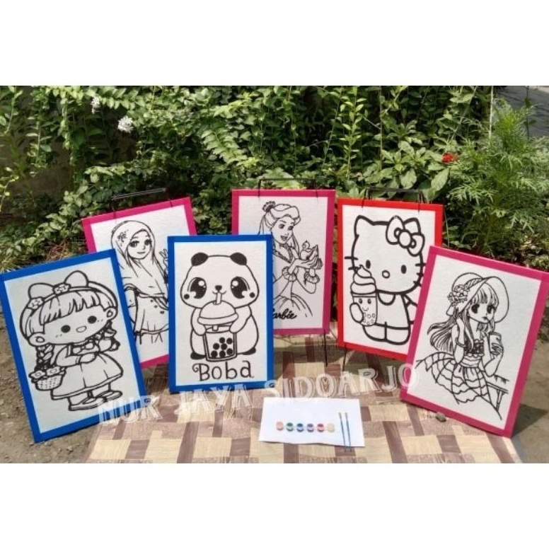 

KODE C55B PAKET 6 FOAM LUKIS Styrofoam lukis jumbo list lakban 335x1