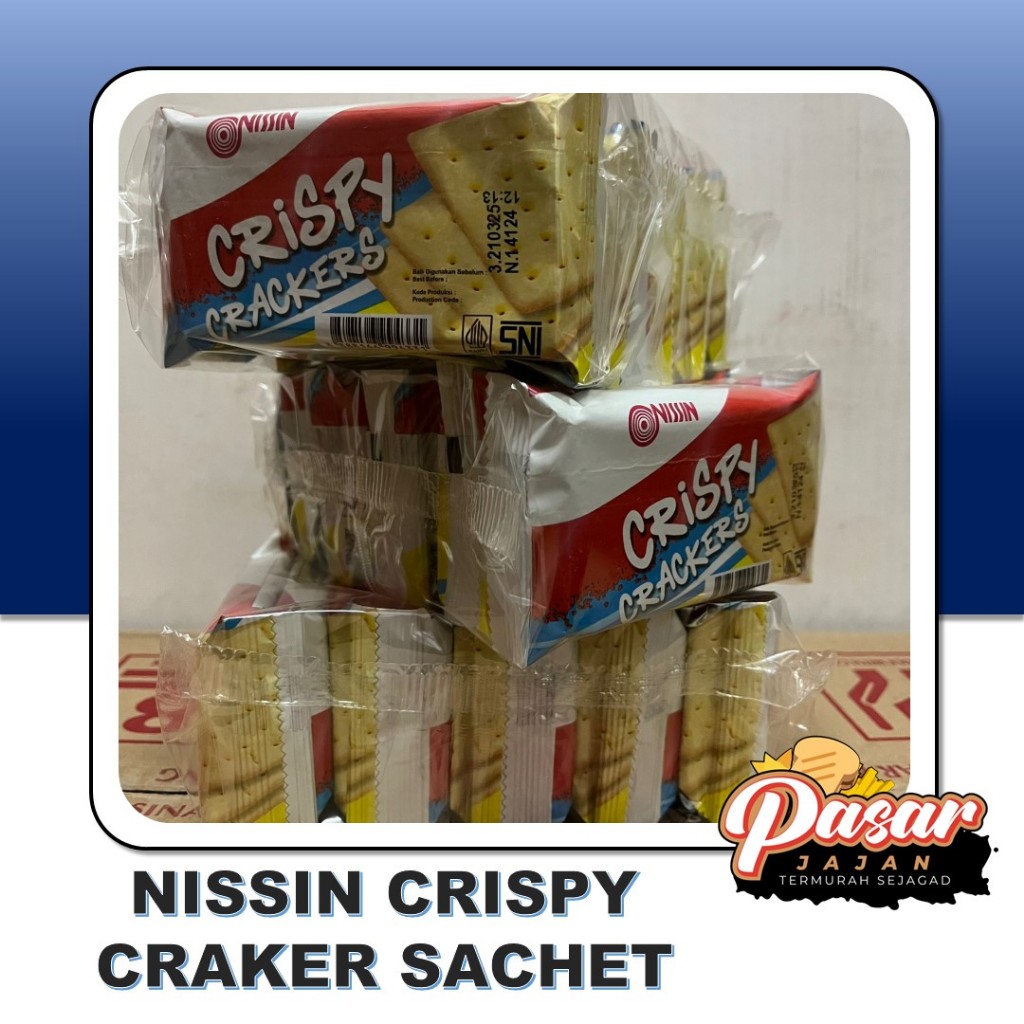 

Nissin Crispy Craker Sachet Isi 10pcs x 30gr