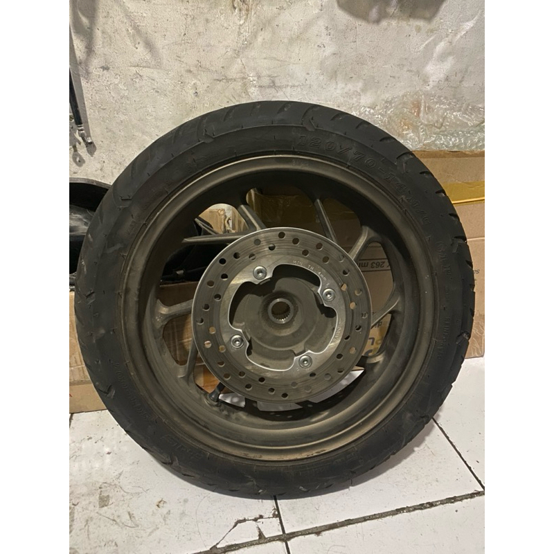 velg belakang vario 160 abs set ban coklat