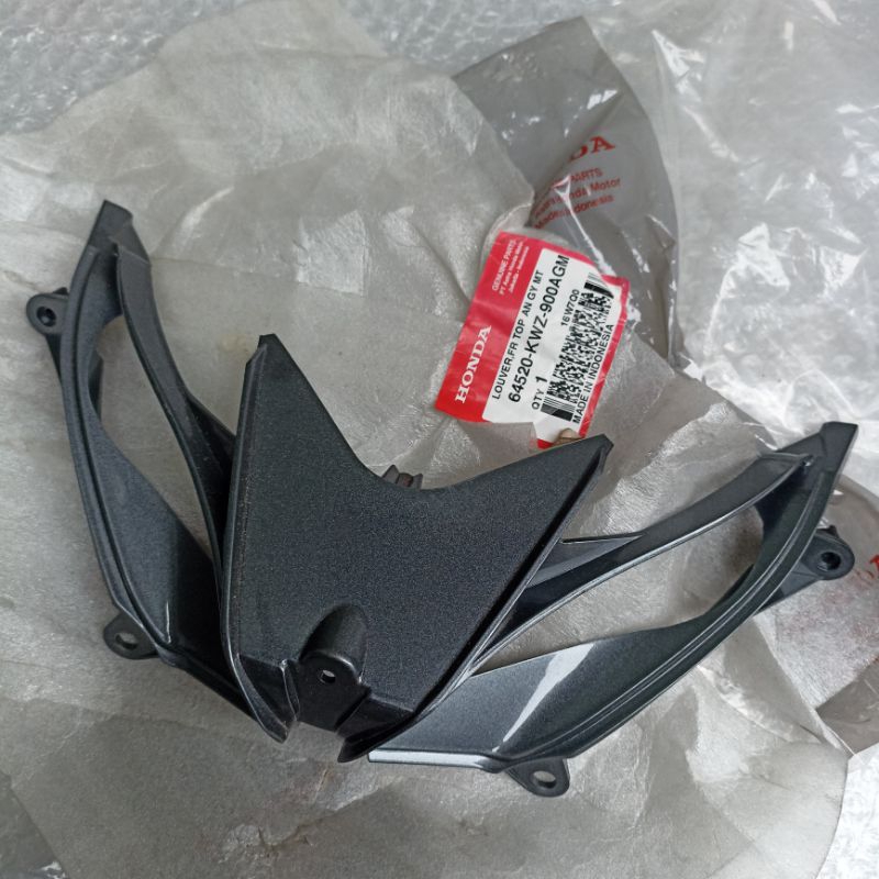 LOUVER FRONT TOP GARNISH REVO AT MATIC GREY ABU ABU ORI AHM 64520-KWZ-900AGM