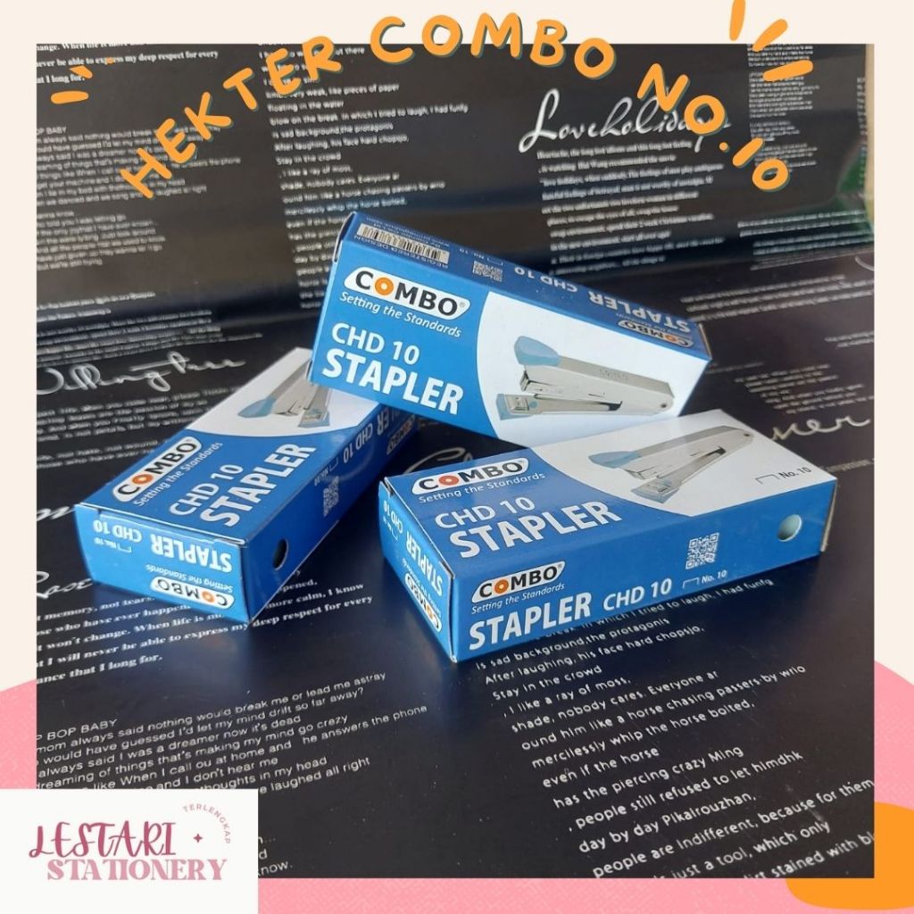 

Stapler Combo no.10 | Hekter Combo | Hekter Kecil | Cekrekan | Lestari Stationery