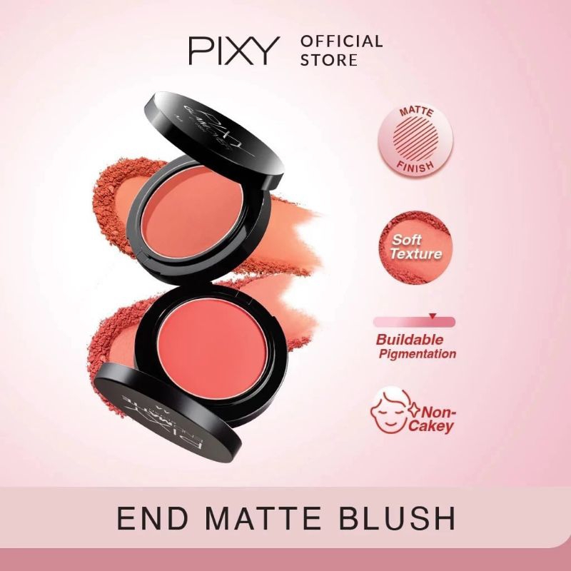 Pixy End Matte Blush | Blush On Pixy | Blush On Matte Pixy | Pixy Blush On | Blush On Murah Tahan La