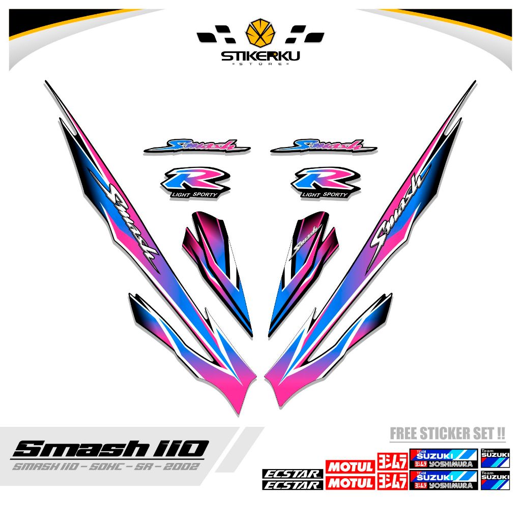 STICKER SMASH 110 R / MTF 18 / STRIPING SMASH 2002 / SETIKER SR / STIKER / STREPING / STIPING / SETR
