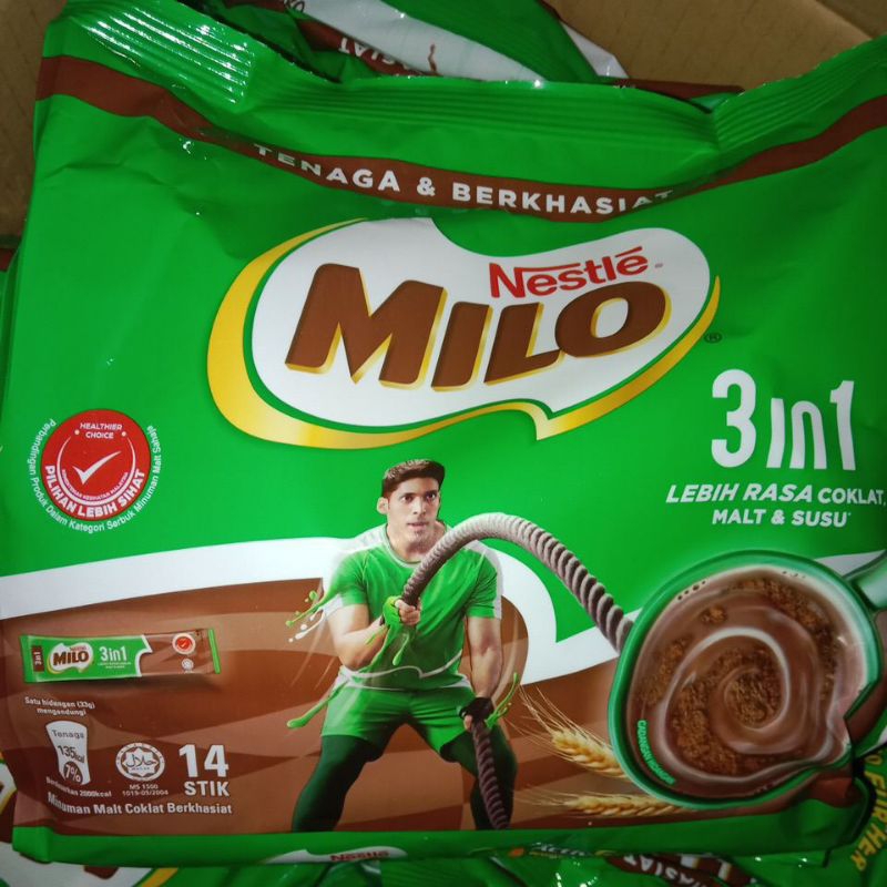 

Milo 3in1 Sashet 14 Stick 1 Karton NEW