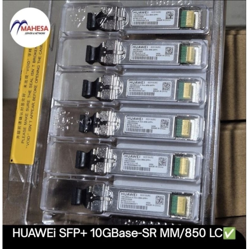 Huawei SFP+ 10Gbps 850nm MM 300Mtr Multimode SFP 10G Module Transceiver 10GBase-SR 10Gb/s