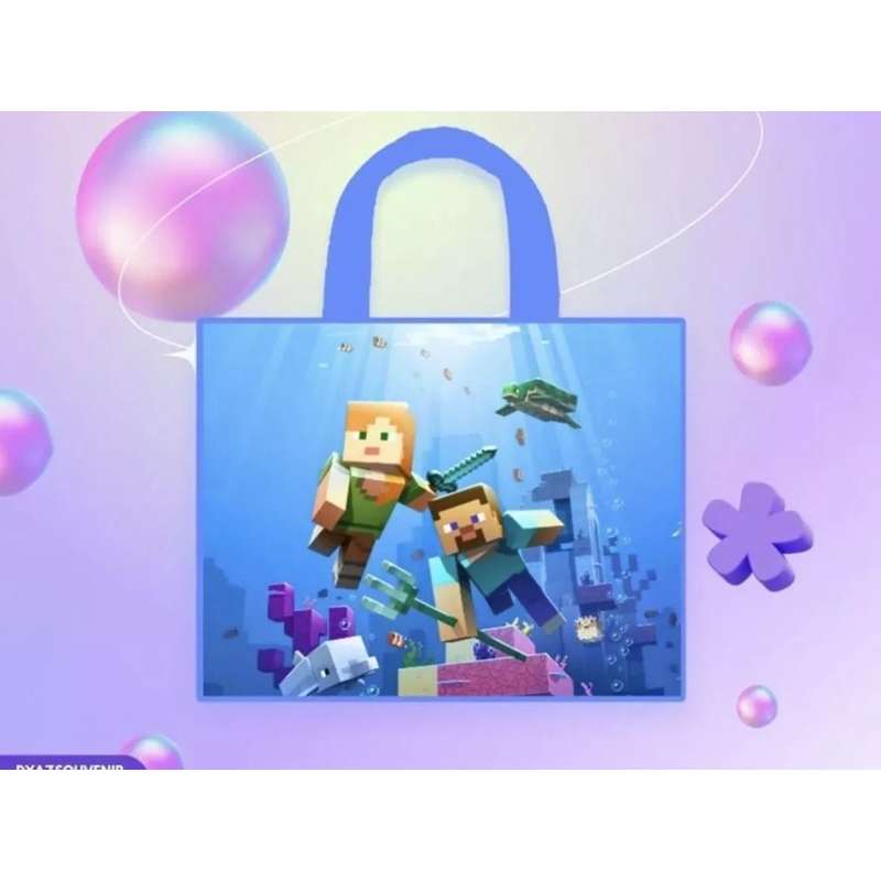 

Minecraft Birthday Bag