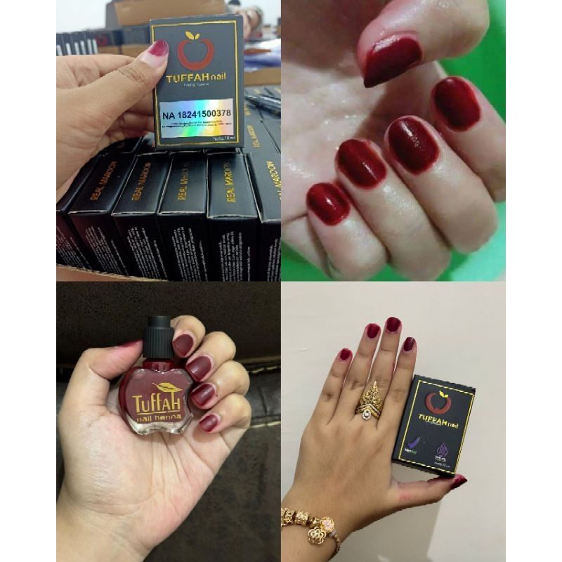 KUTEK Muslimah/ TUFFAH NAIL HENNA/NAURA NAIL HENNA Original 100%