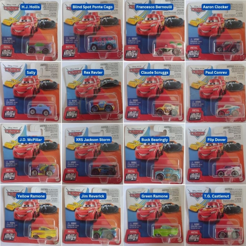 Cars Mini Racers Blister Pack