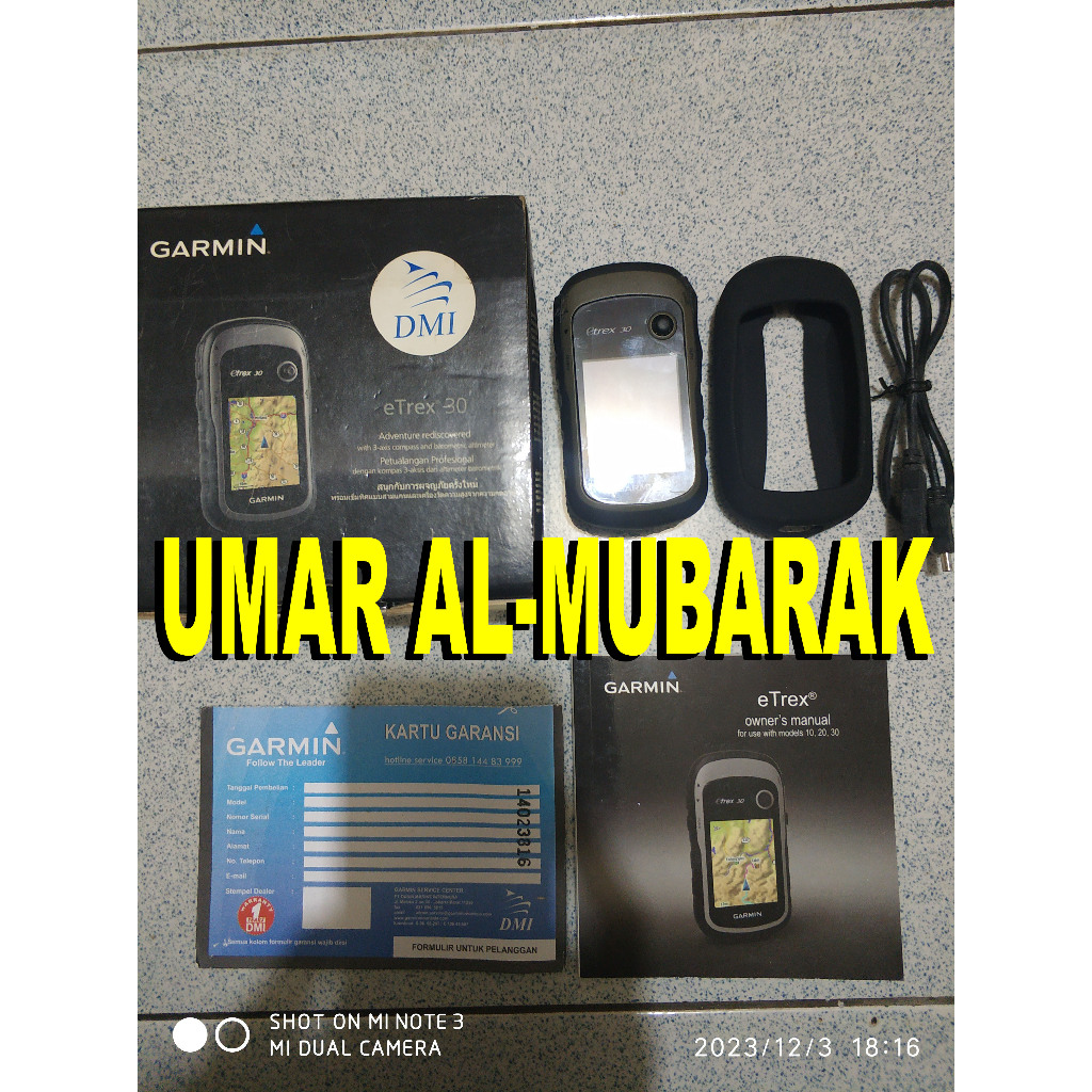 GPS Garmin Etrex 12  Chanel & Etrex 30 SEA