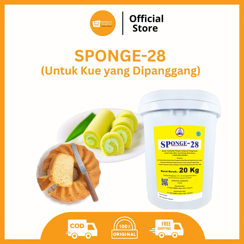 

Sp Sponge-28 Emulsifier Pengembang Kue Bolu Eceran