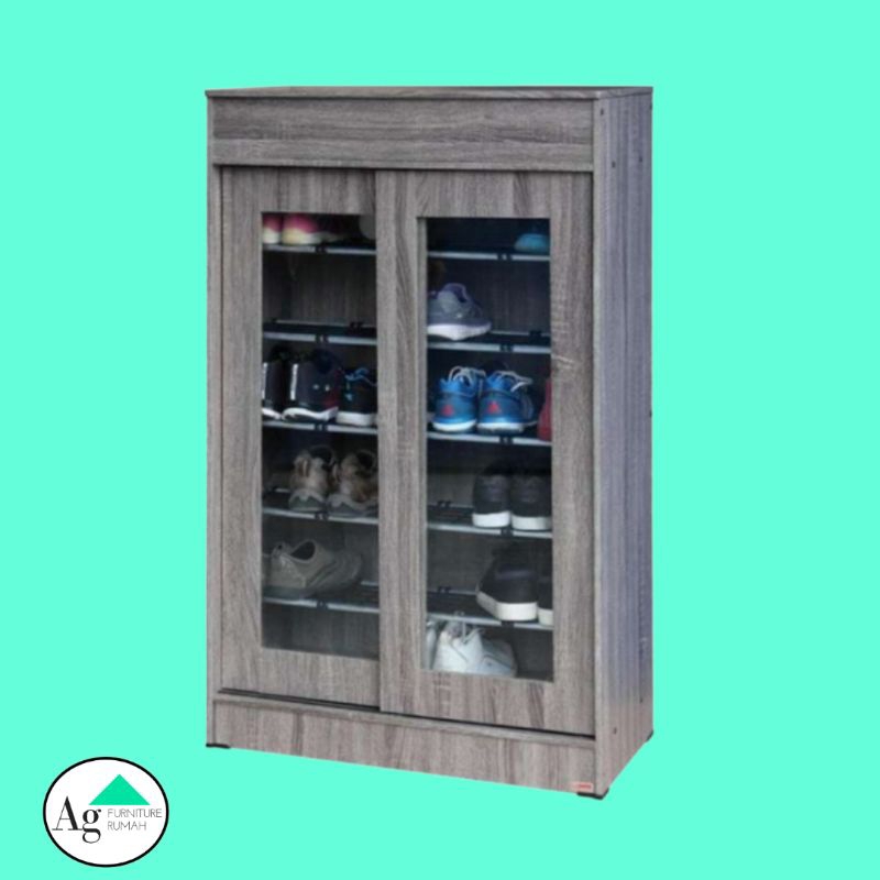 RAK SEPATU SLIDING LEMARI SEPATU KACA LEMARI SUSUN SLIDING MURAH LEMARI SEPATU LEMARI SANDAL MINIMAL