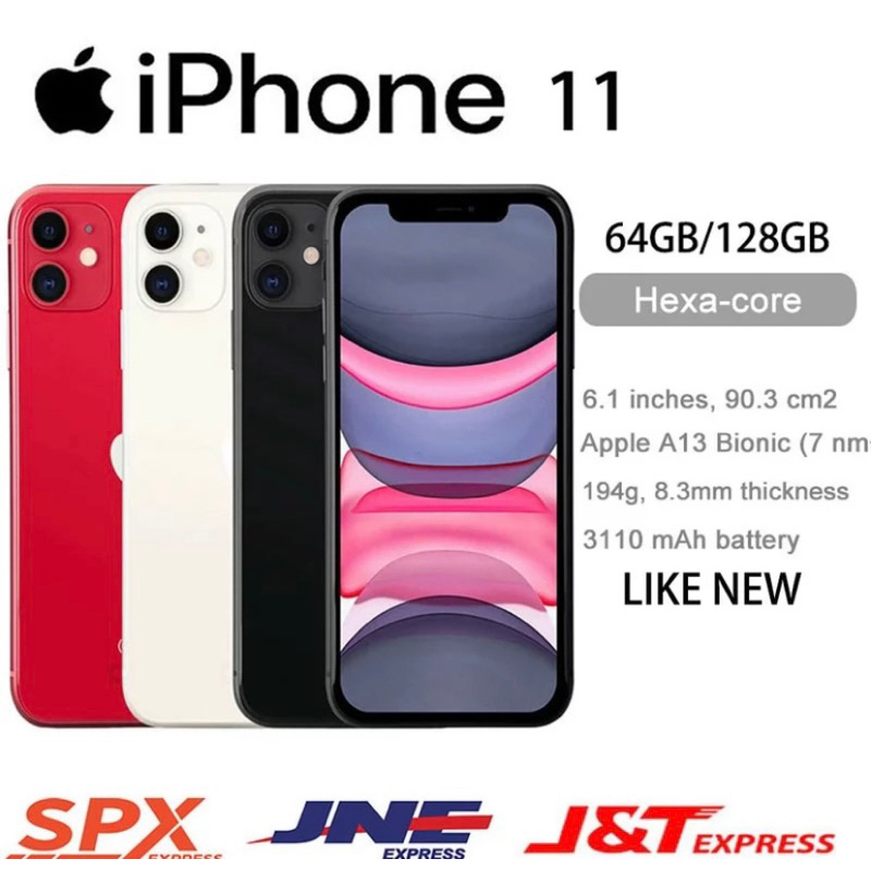Iphone 11 inter Ori (64GB,128GB,256GB)