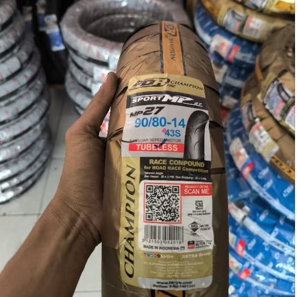 Ban FDR MP27 90/80/14 Tubles Soft Compound