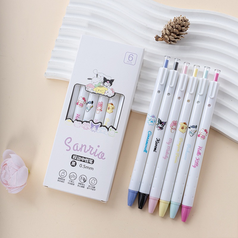 

Pulpen Cetek 1 Box isi 6pcs Sanrio Pena Cetek Meknik Cute Murah Bisa Cod