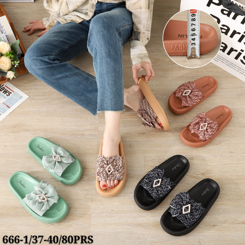 Sandal Karet Wanita Selop jelly wilona import by balance Jumbo dan setandar