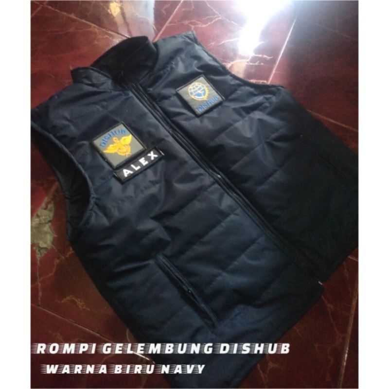 rompi dishub rompi gelembung dishub biru navy