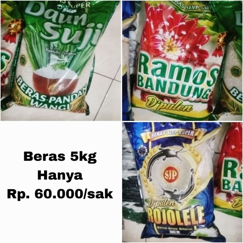 

Beras hanya 60k terbatass!