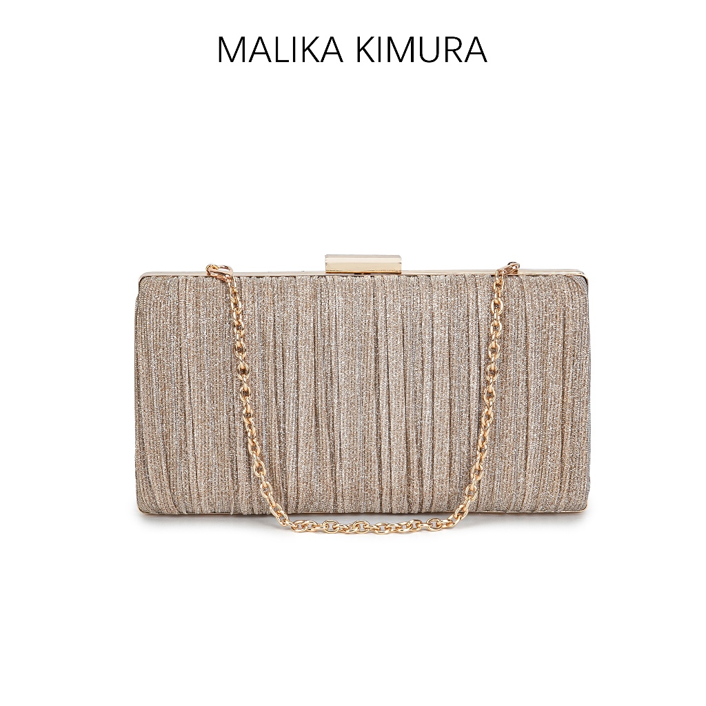 ukl MALIKA KIMURA - Tas selempang rantai panjang / Clutch pesta bag fashion / Tas cantik
