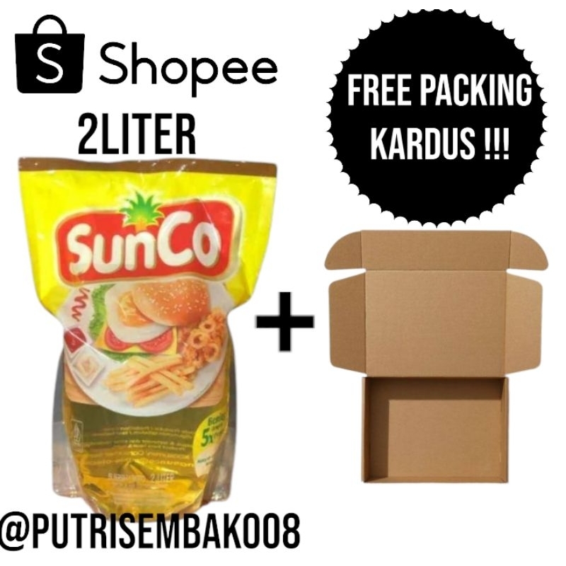 

PROMO!!! MINYAK GORENG SUNCO (2 LITER ) MURAH | MINYAK BERKUALITAS DAN MURAH (FREE PACKING KARDUS LEBIH AMAN)