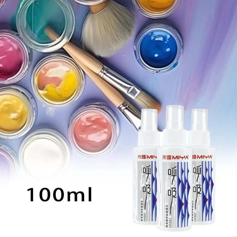 

KODE N66U 1ml Gouache Spray Miya Himi Gouache Anticrak Moisteraizer Moisturized Gouache Spray Alat Lukisan