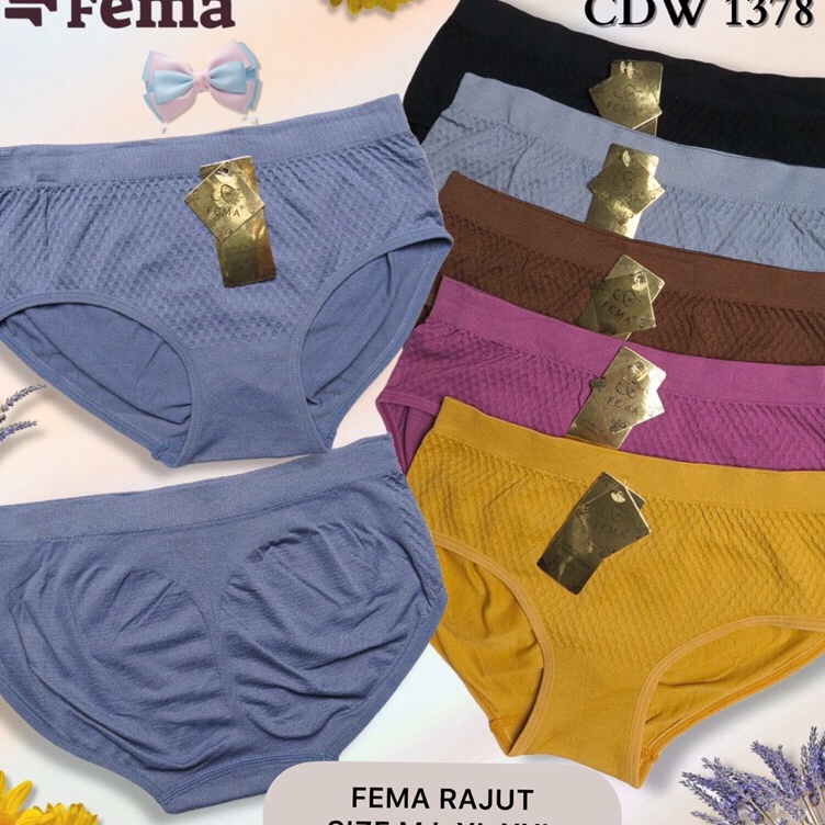 KODE O95A 36 12Pcs CD Wanita Fema Rajut Semi Korset Celana Dalam Wanita 8111 25 398