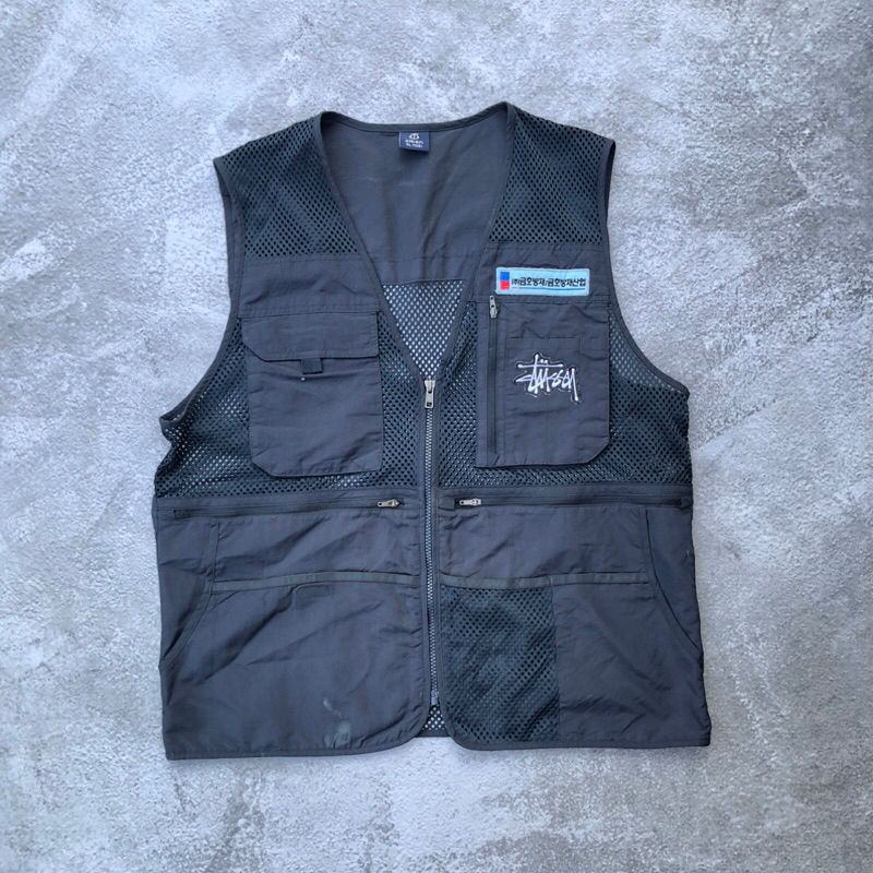 vest tactical ziben + custom patch stussy