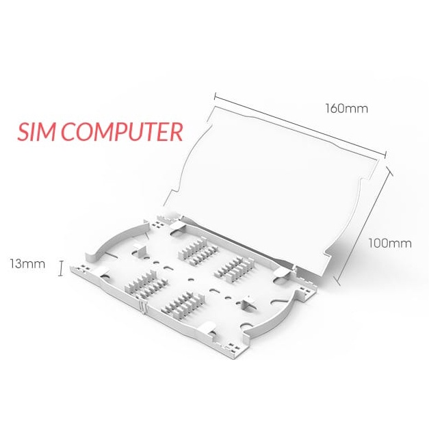 CASSETE 12 CORE KASET 12 CORE SPLICE TRAY 12 CORE FIBER OPTIC
