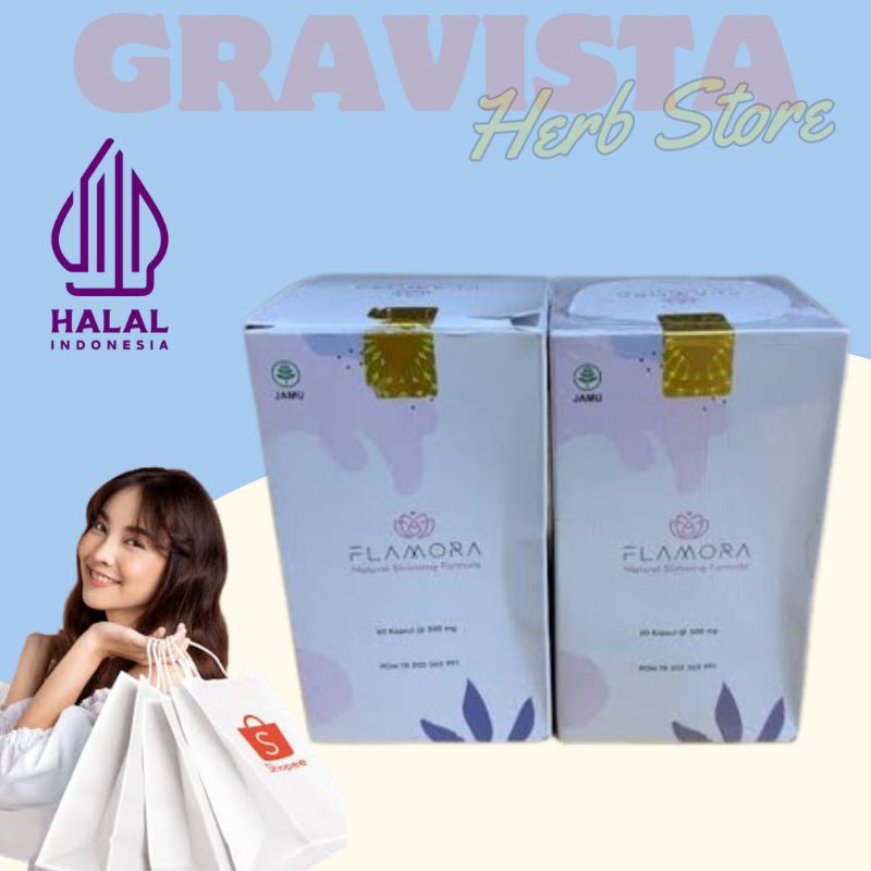 Flamora Slimming | Kapsul Obat Diet Alami Herbal | Kapsul Penurun Berat Badan dan Mencerahkan Kulit