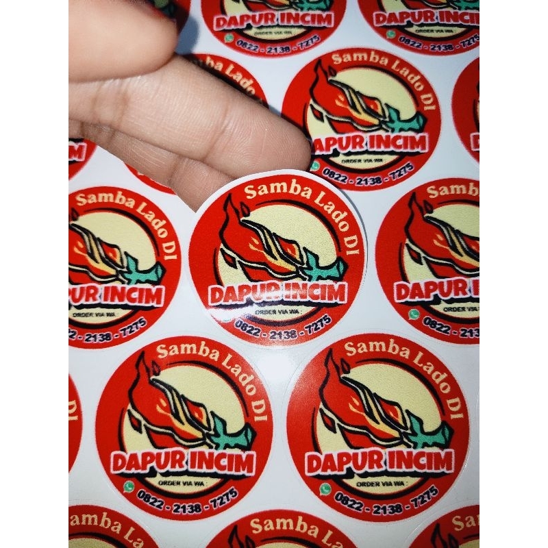

Stiker Logo Makanan