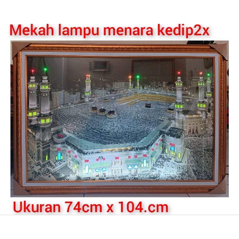 mekkah lampu+menara berkedip