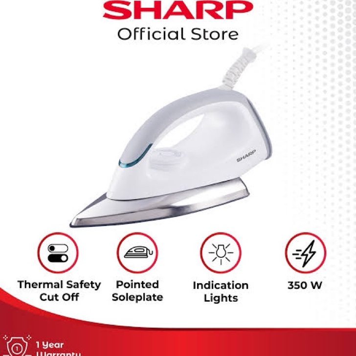SHARP Setrika Listrik Stainless EIN1