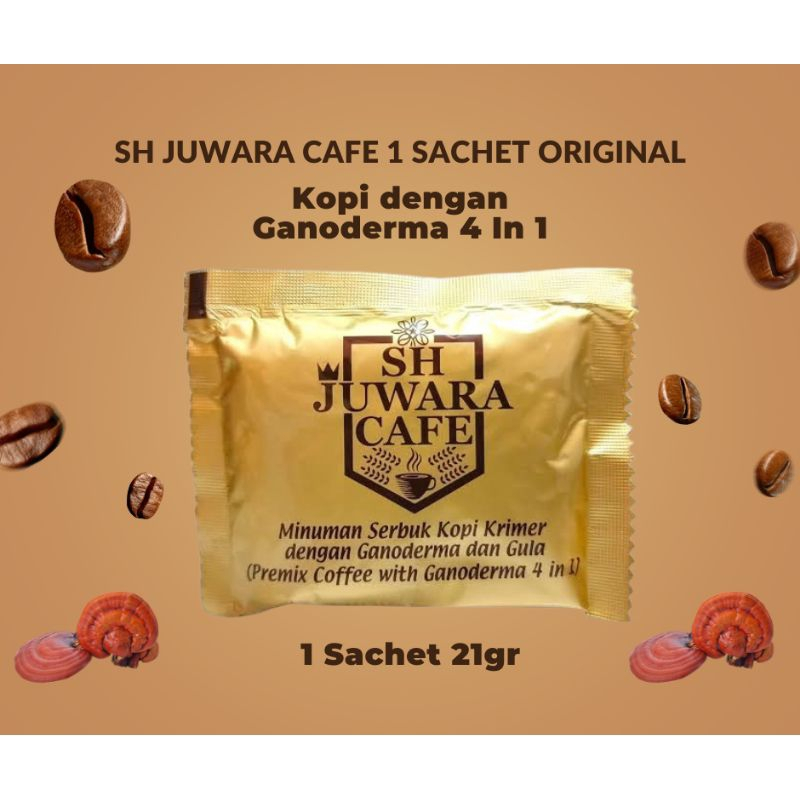 

Eceran 1 sachet Juwara Kopi CEO Coffee Shuang Hor - membantu proses detoksifikasi tubuh