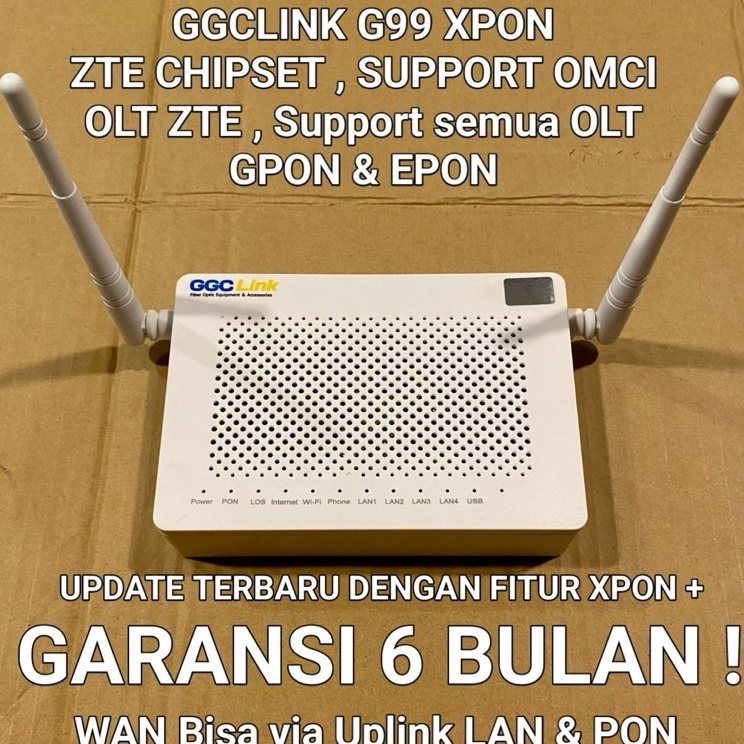 ONT XPON GGC G99 XPON New Baru EPON GPON ONU Bukan ZTE F663NV3A