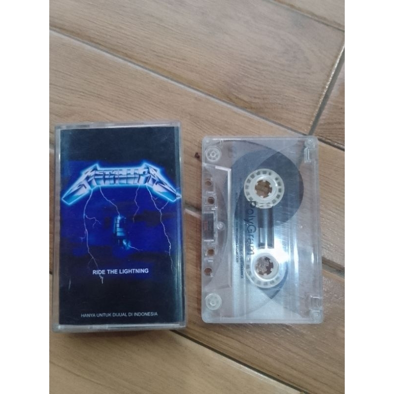 kaset pita metallica"ride the lightning"