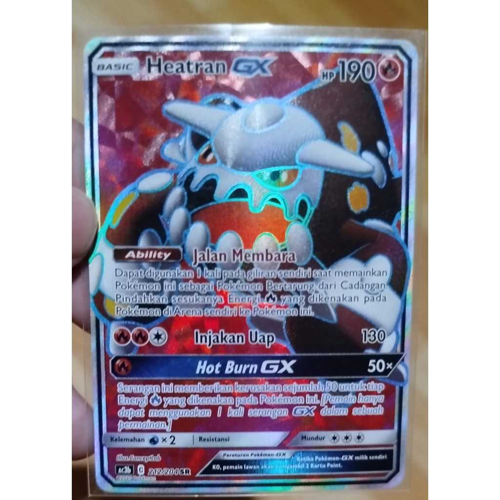 Kartu Pokemon Heatran GX SR