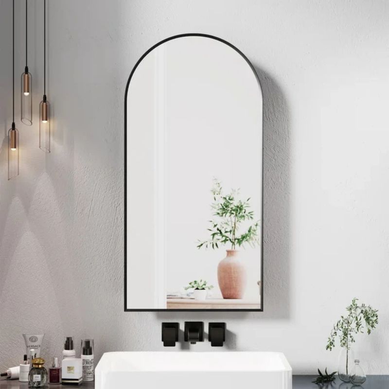 Standing Mirror Semi Oval