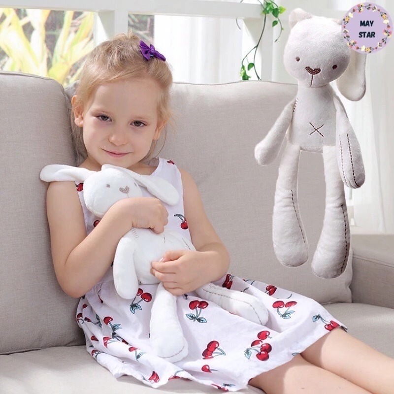 LKM388 Boneka bayi / boneka anak kelinci Soft Toy Plush Doll Boneka Kelinci MILLIE & BORIS [1KG 15PC