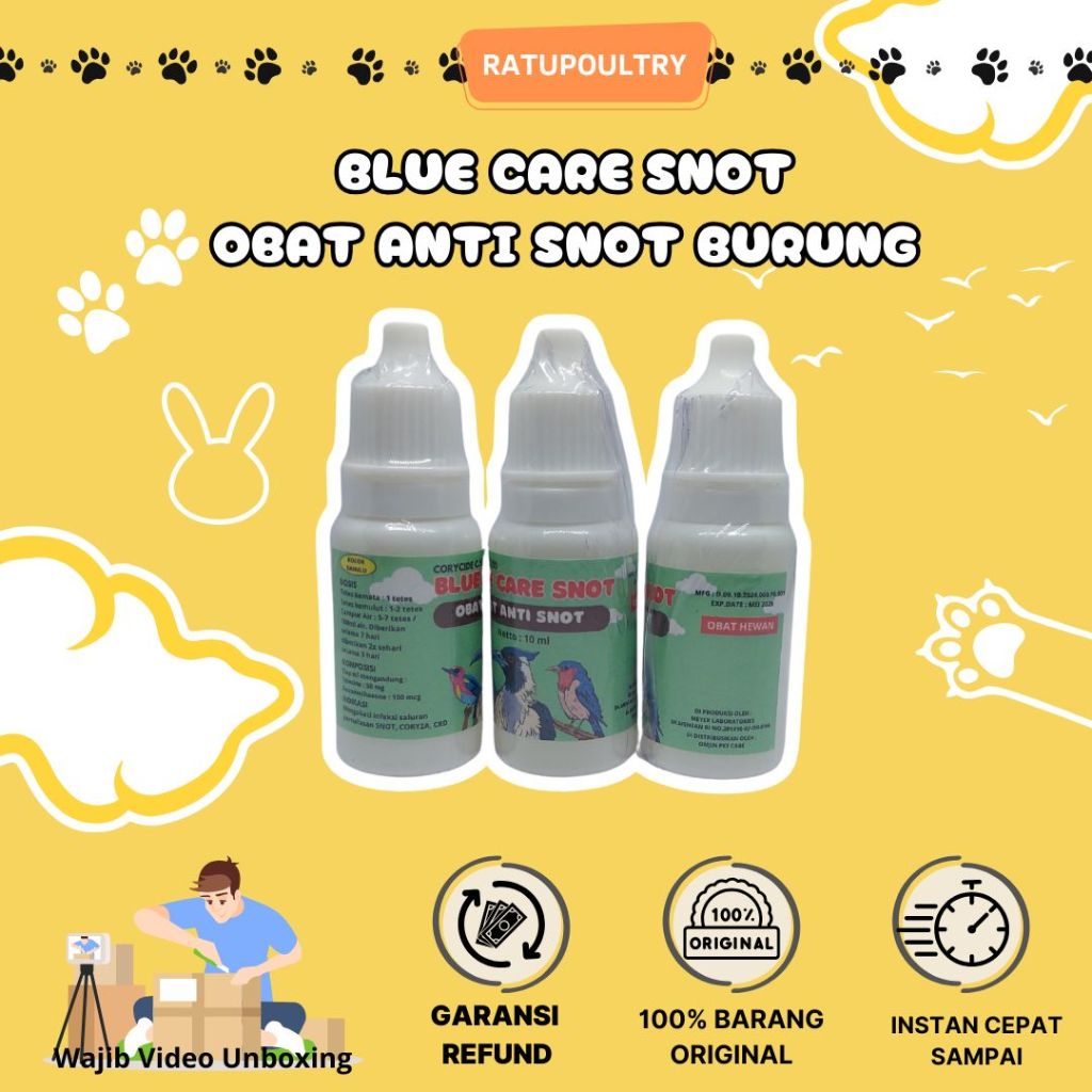BLUE CARE SNOT Obat Anti Snot Burung
