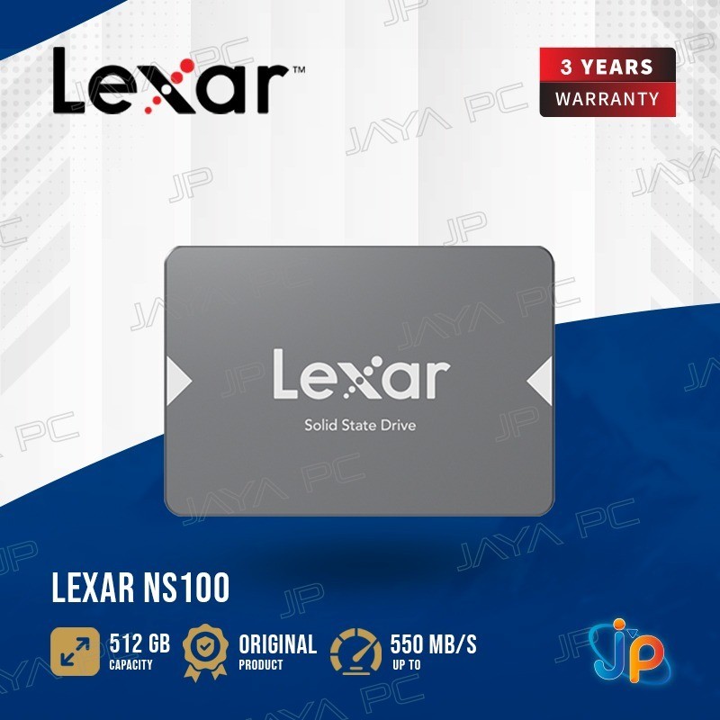 Lexar NS100 SSD 512GB Sata 3 - Lexar LNS100 512 GB 2.5"