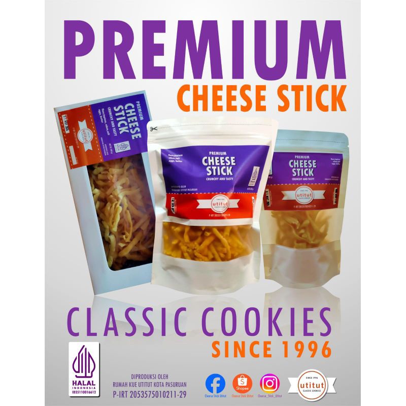 

cemilan stick premium100gr keju impor