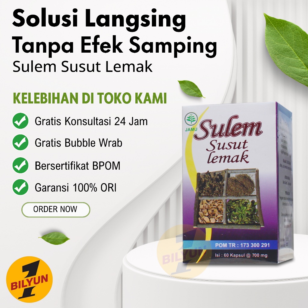 PELANGSING PERUT BUNCIT WANITA SULEM Susut Lemak Obat Pelangsing Badan Alami Pria Dan Wanita