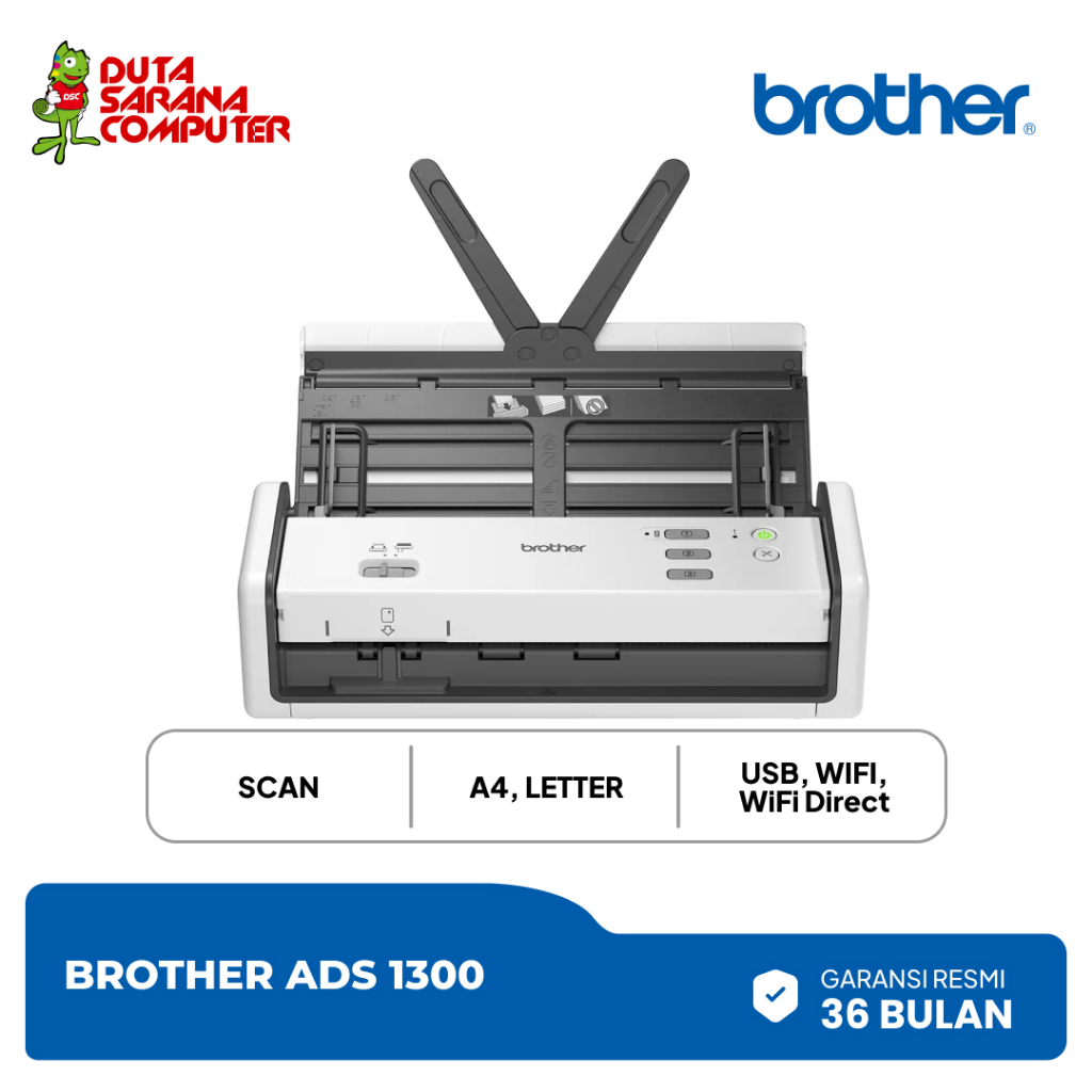 BROTHER ADS-1300 Scanner Portable
