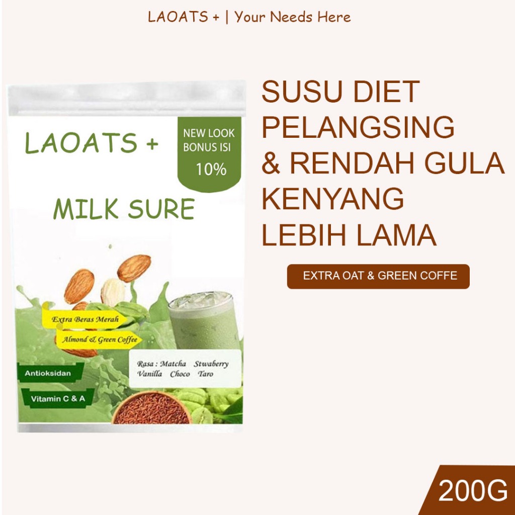

Susu Diet Untuk Mengecilkan Perut Laoats Non Sugar (200g)